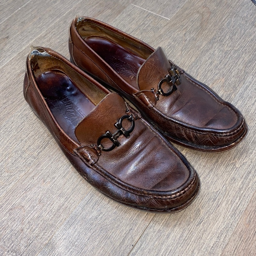 Men Salvatore ferragamo slip on shoes 8